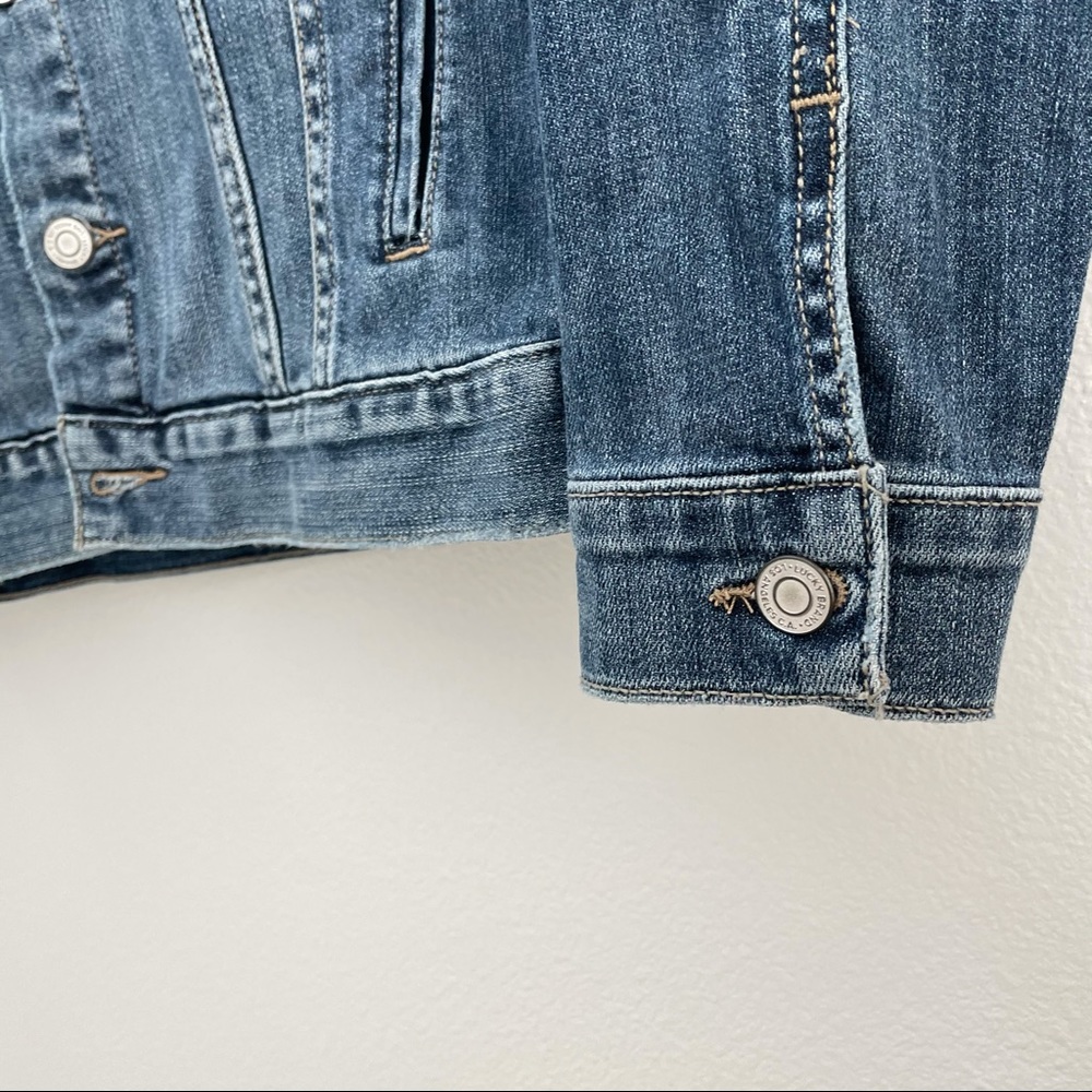 NWT Lucky Brand Tomboy Trucker Denim Jacket - Picture 9 of 11